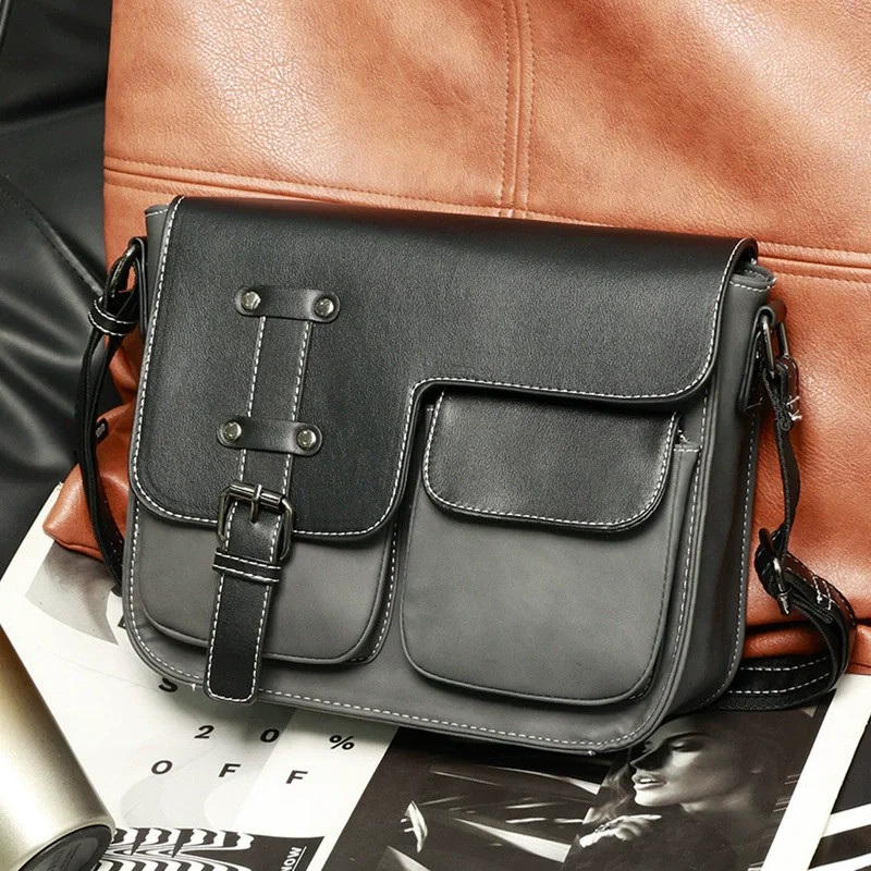 أعلى الأصلي جلد البقر حقيبة ساعي جودة عالية حقيبة كتف جلدية حقيقية الرجال الفاخرة Crossbody خمر حقيبة أعمال