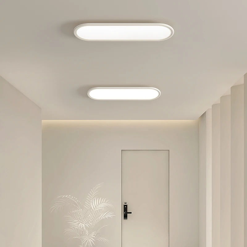 Imagem -04 - Luz de Painel Led Moderna Luminária do Teto Mesa de Jantar Quarto Cozinha Ilha Corredor Varanda Forma Oval