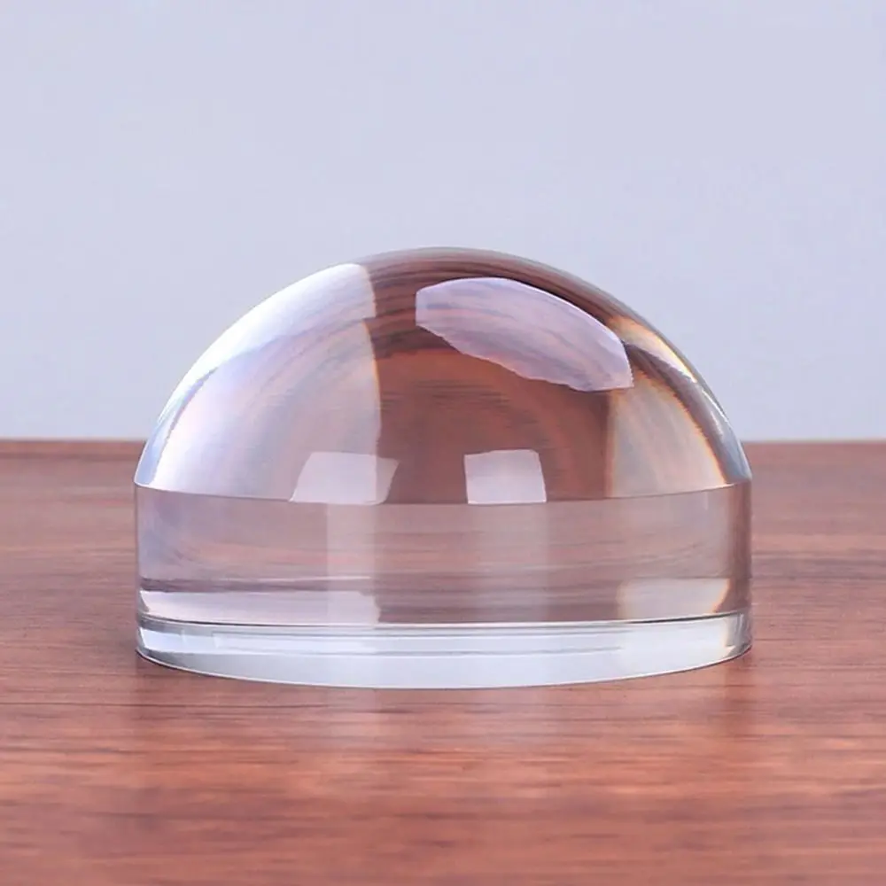 Crystal Magnifier Handicraft Appreciation Table Acrylic Paper Weight Desktop Magnifier Reading Magnifying Glass Magnifying Lens