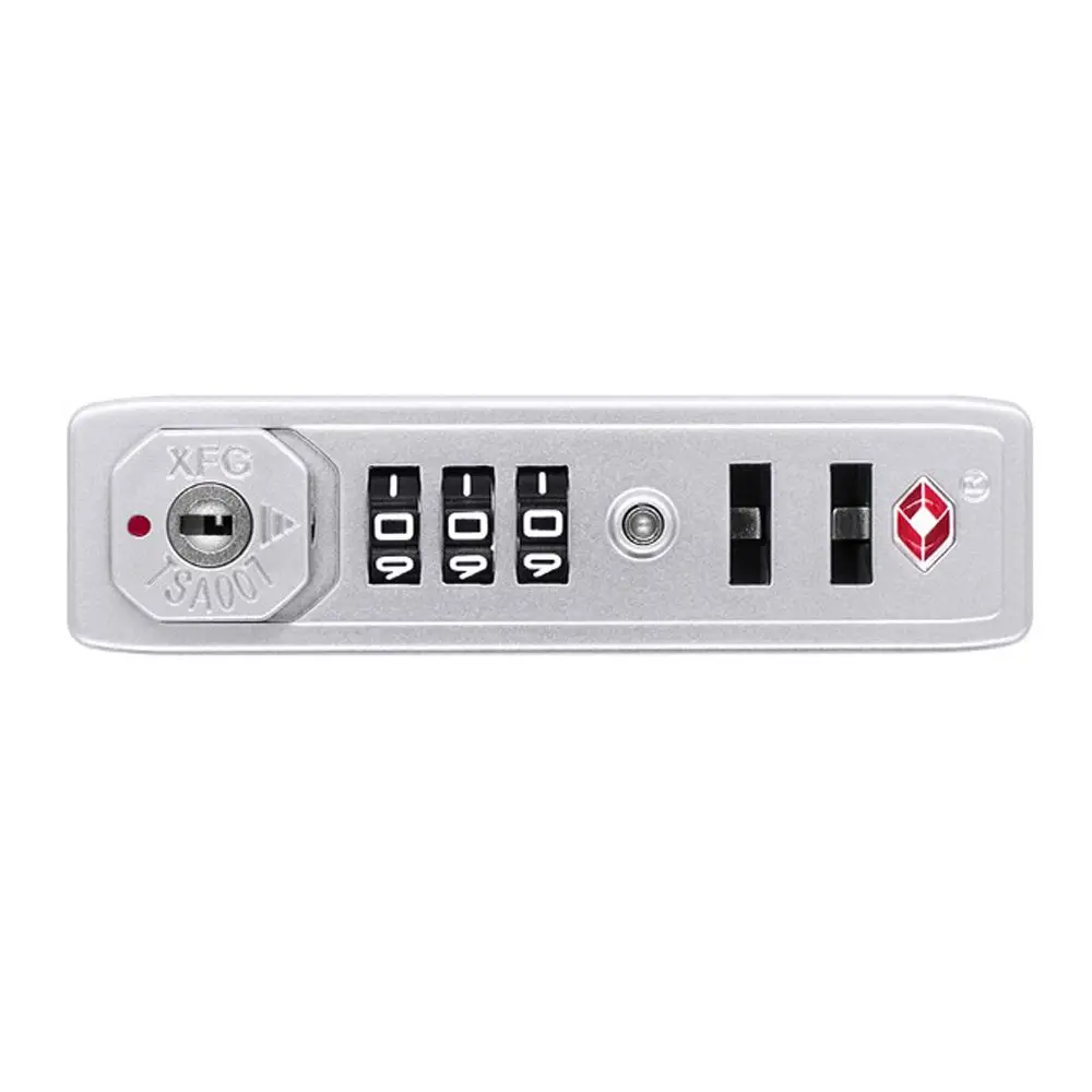 Hardware Anti-theft Protection Security Luggage Safely Code Lock TSA007 3 Digit Combination Lock TSA Customs Lock