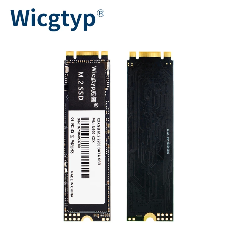 

Wicgtyp M2 NGFF 2280 Solid State Drive For Laptop SSD M.2 SATA3 128GB 256GB 512GB 1TB 2TB Ssd ngff 2280mm Hard Disks For Desktop