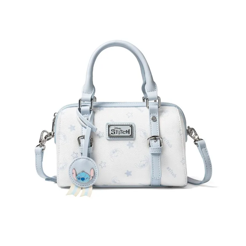 

Disney Stitch Shoulder Bag with Pendant Luxury Designer Pillow Bag for Women Girl Kawaii Fashion Trend Top Quality