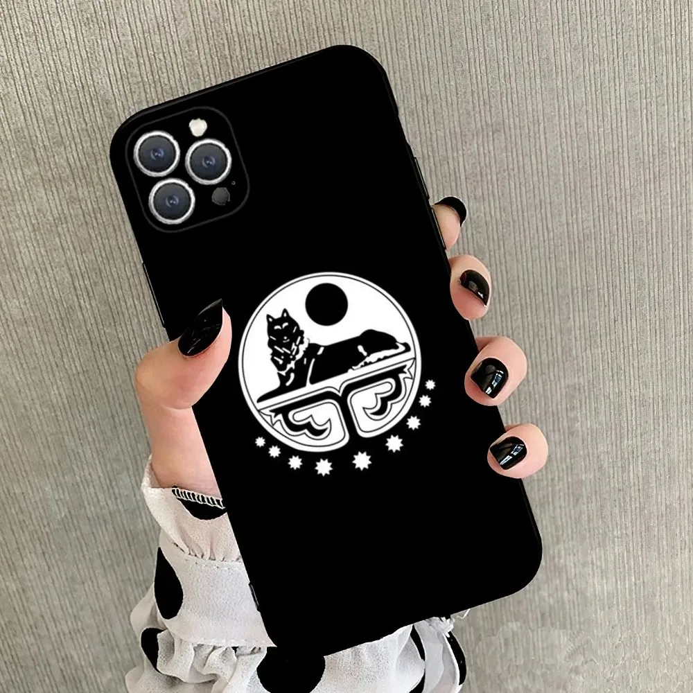 Chechen Coat Of Arms   Phone Case For iPhone 15,14,13,12,11,Plus,Pro Max,XS,X,XR,SE,Mini,8,7 Soft Silicone Black Cover