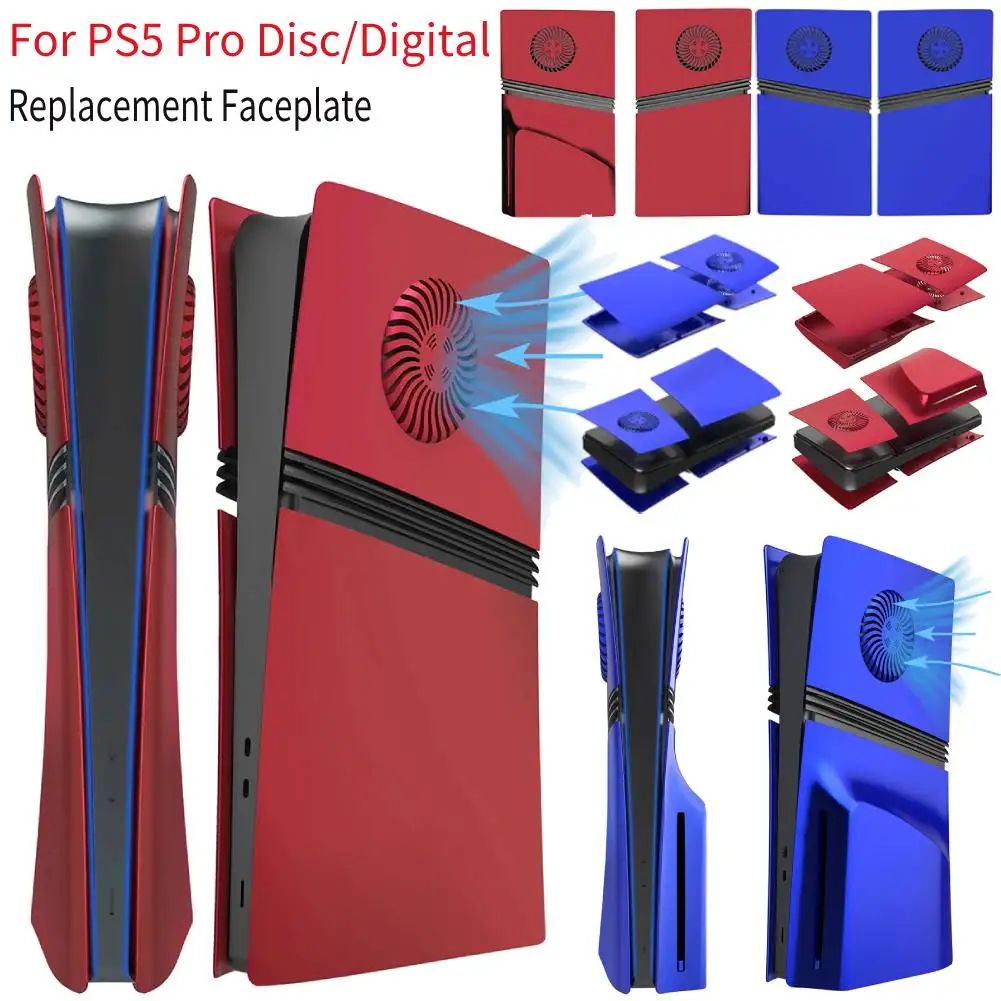 

Plates for Playstation 5 Pro Disc/Digital Console Cover Faceplate Custom Face Panel Shell Replacement Anti-Scratch Face Plate