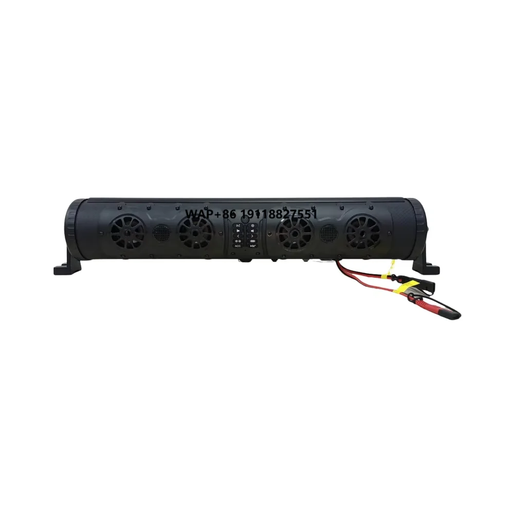 

27 Inch RGB Soundbar Waterproof Bluetooth Multicolor Lights 500W Soundbar for UTV ATV Golf Cart