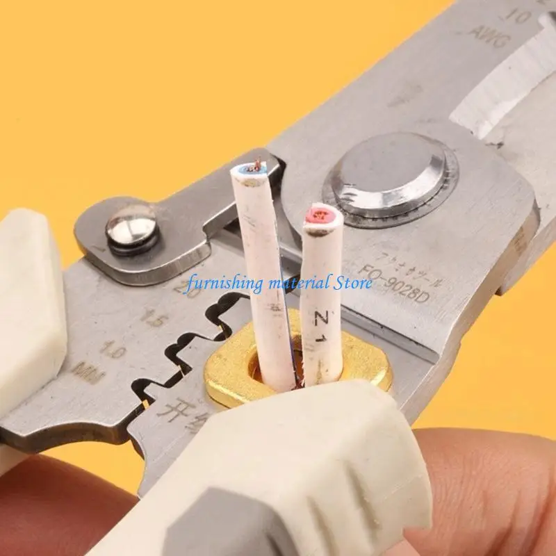 

Y5GD 8" Electrical Wire Stripper Tool Cable Stripping Cutting Crimping Tools