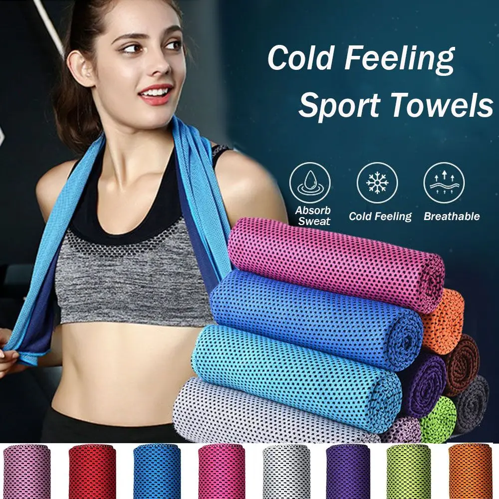 Golf Bowling Yoga Workout Travel Cooling Towel Cold Feeling Towel Quick-Dry Beach Towel Instant Cooling