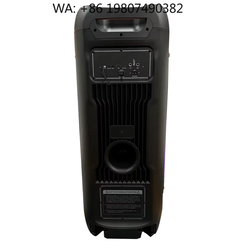 Dual 10 Inch Woofer Party Speaker Trendy Stylish Custom Outdoor Indoor Stereo Bass Audio Loudspeaker