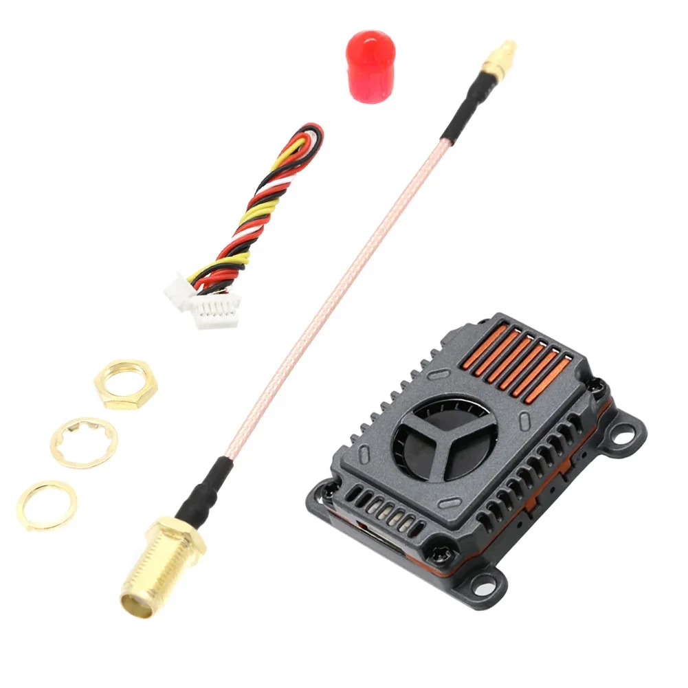 Nadajnik wideo 5,8G 5,8 GHz 3 W VTX 48CH 25 mW/1000 mW/2000 mW/3000 mW regulowany dla dalekiego zasięgu dron wyścigowy FPV