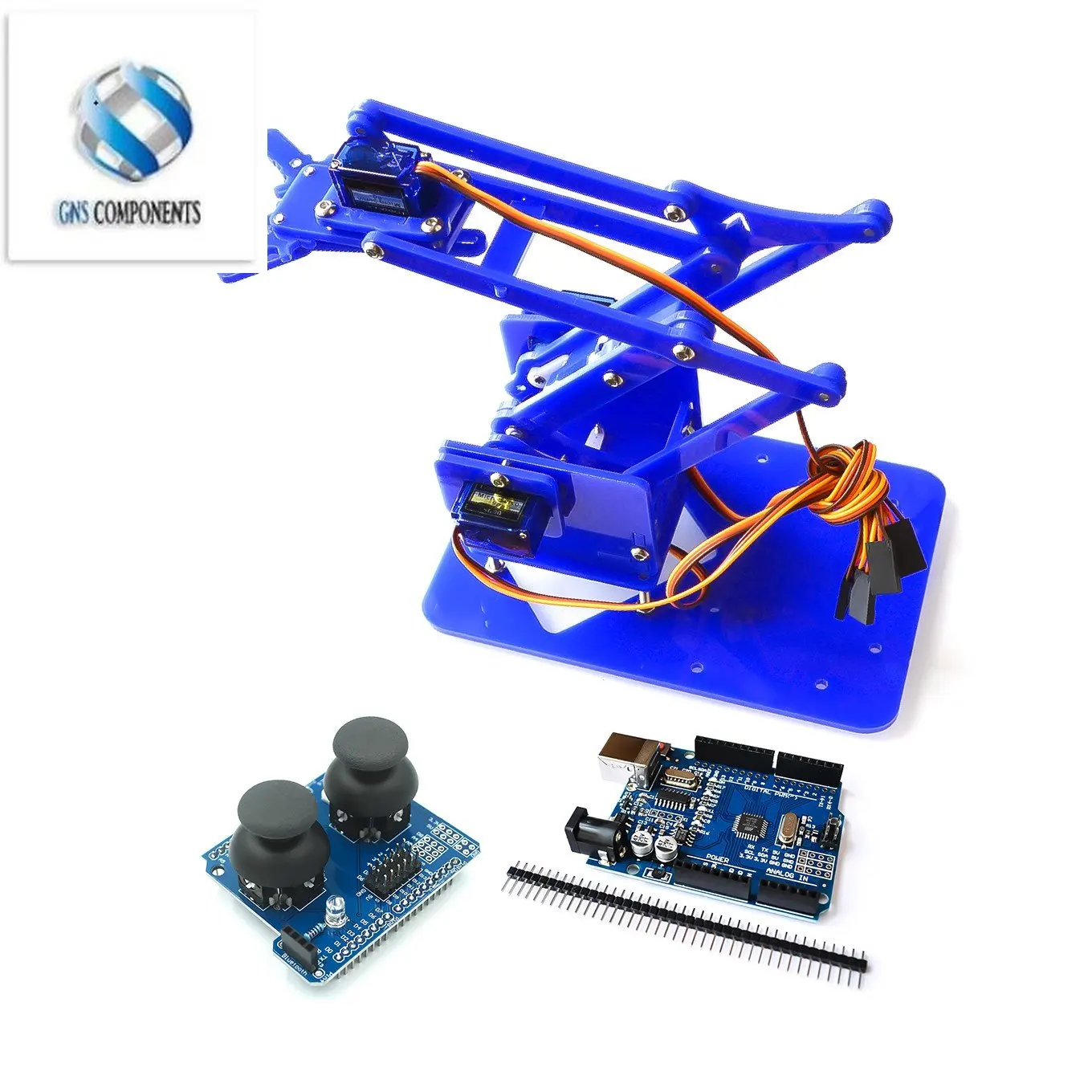 

SG90 MG90S 4 DOF Unassembly Acrylic Mechanical Arm Robot Manipulator Claw for Arduino Maker Learning DIY Kit Robot