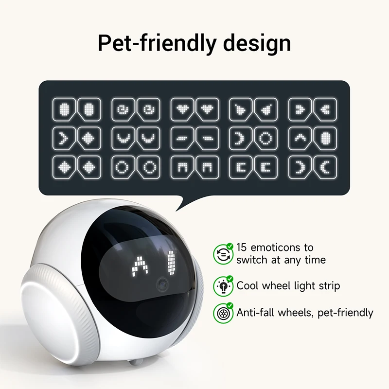 Magic S1 Robot Walk Cam Mobile Night Vision 1080P HD Video Movable Indoors Smart Home Pets Tracking Camera Robot