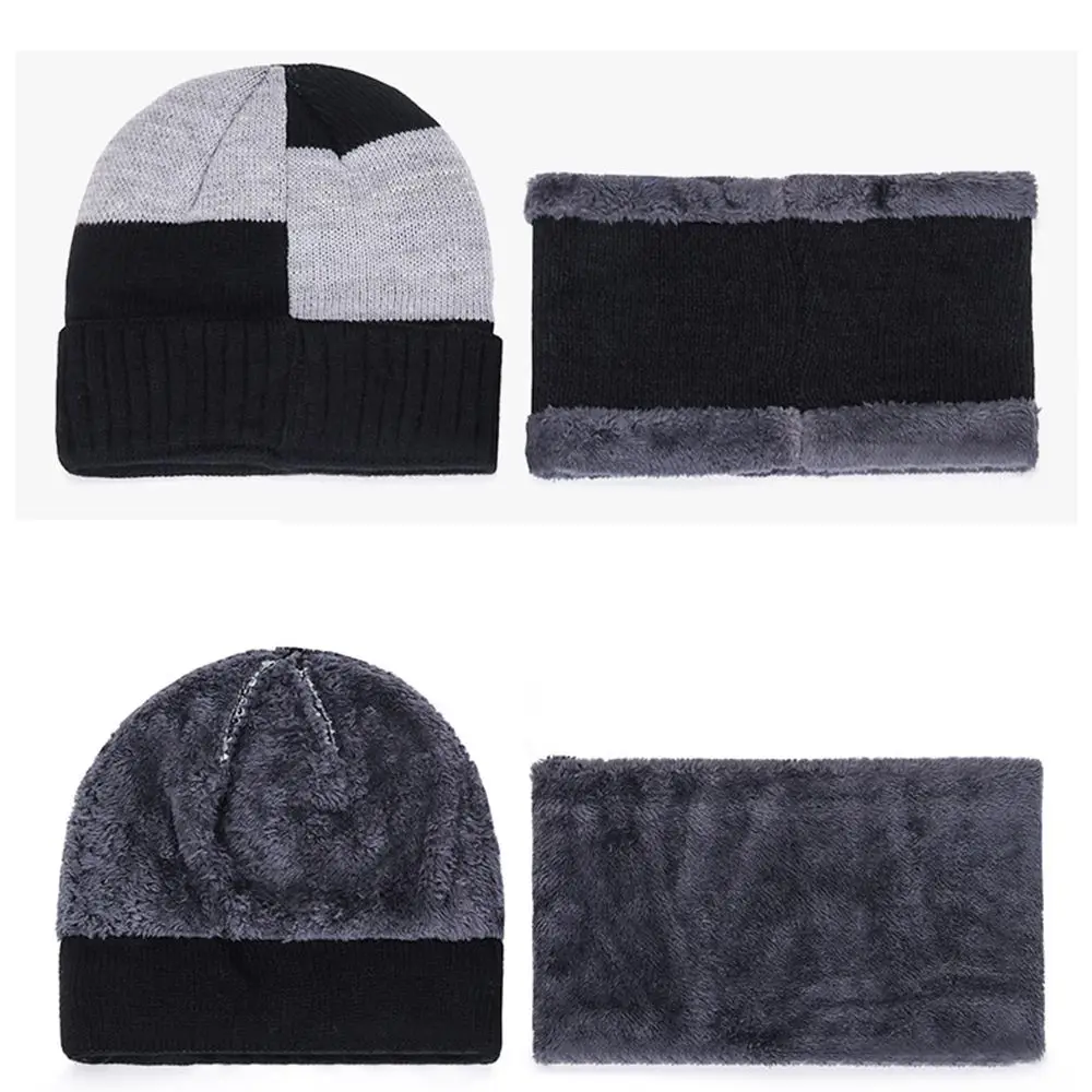 قبعة صغيرة محبوكة لركوب الدراجات للأولاد والبنات من الصوف السميك قبعة صغيرة مقاومة للرياح وشاح شتوي دافئ #6