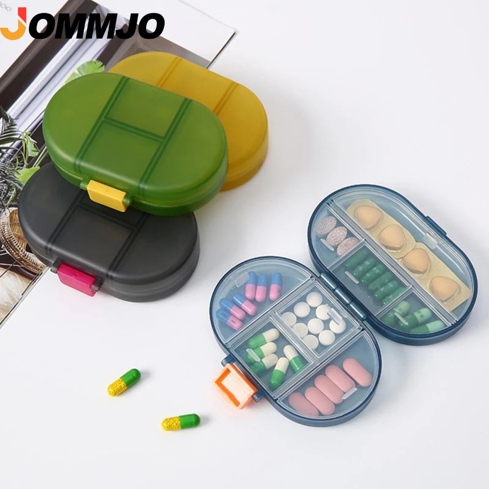 

1PCS Pill Organizer,8 Compartments Travel Pill Organizer,Daily Pill Box To Hold Vitamins