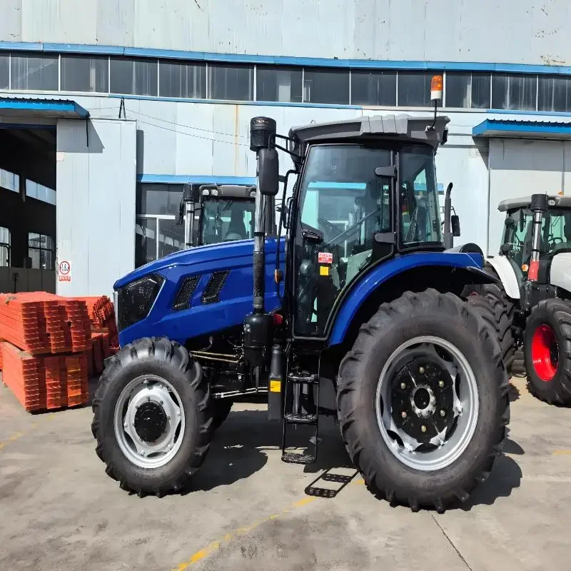

Customized Factory 120hp Agricultural Tractor with Engine Motor Pump Gear Gearbox Bearing Luxury Air-conditioned Cockpit