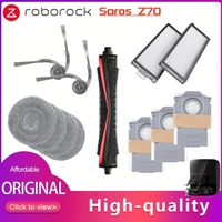 Roborock Original Saros Z70 Accessories Hair Cut Brush Side Brush Filter Mop Cloth Dust Bag Robot Vacuum Cleaner Spare Parts