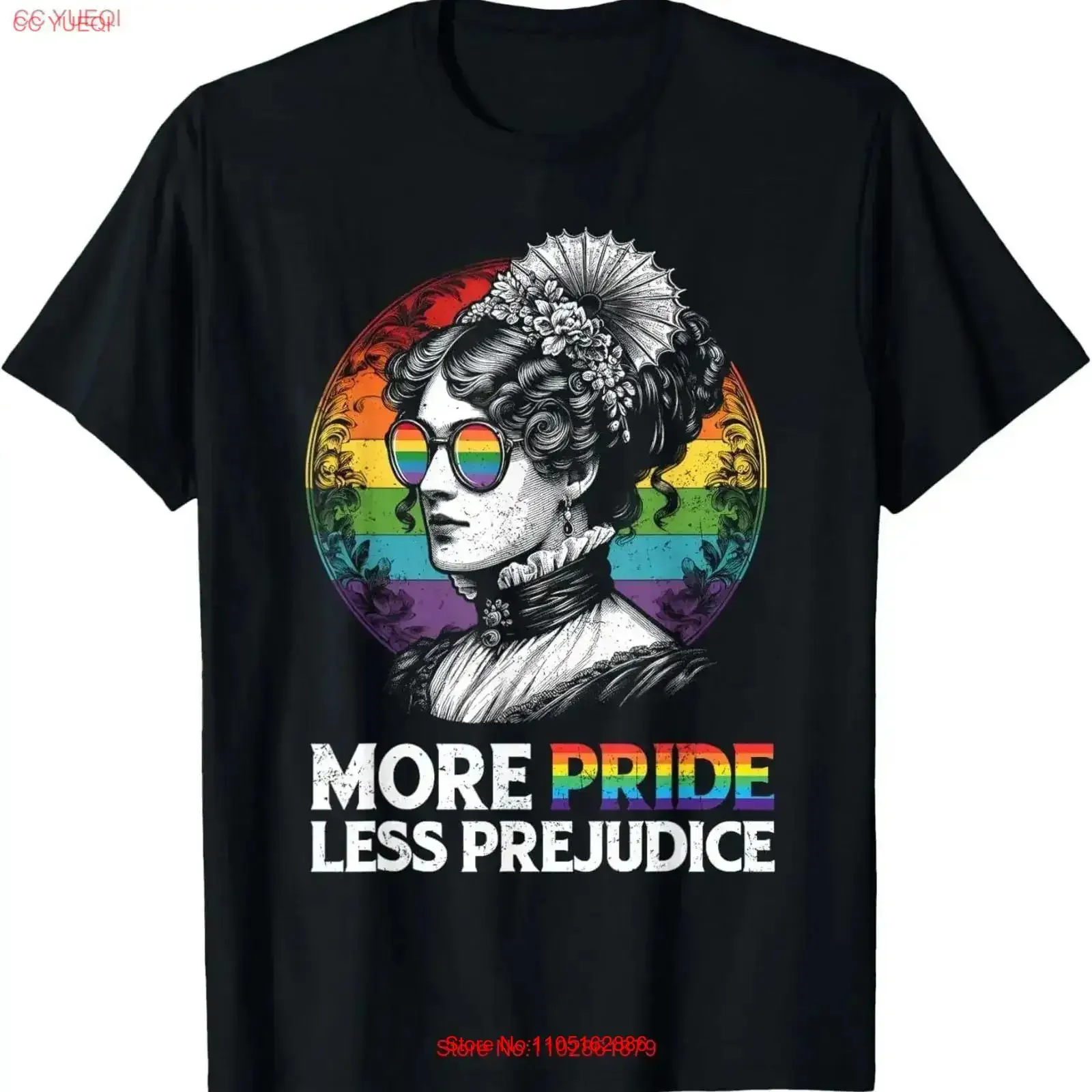 LGBTQ More Pride Less Prejudice LGBT Equality Distressed T Shirt S 5XL vintage Washed Breathable Slightly Casual vintage