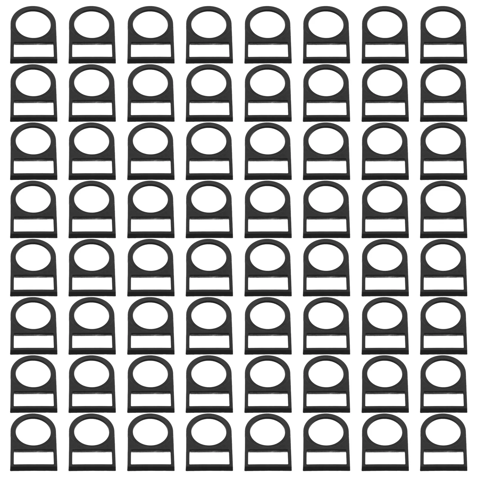 100Pcs Plastic Push Button Notice Sign Board Quick Install Frame Design for Switch Signal Light Panels Electrical Switch Sign