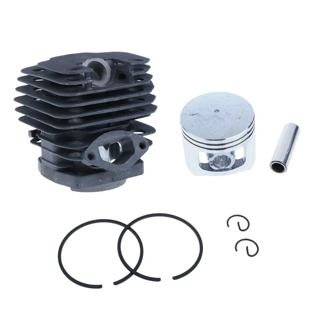 45mm Chainsaw Cylinder Metal Piston Kit Replacement Part for 5800 Chain Saw Repair Assembling Wood Cutting