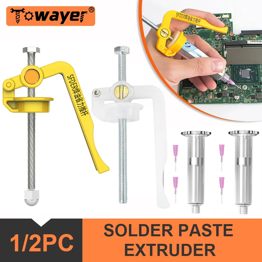 Solder Paste Extruder Welding Oil Booster Propulsion Tool Uv Glue Repair Rod Boosters Circuit Board Soldering Accessories Tools