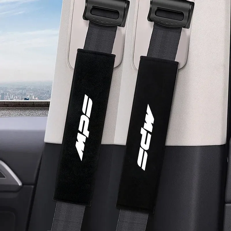 

2Pcs Car Seat Belt Covers Safety Belt Shoulder Protection Auto Soft Seat Belt Covers for MPS Car Interior Accessories