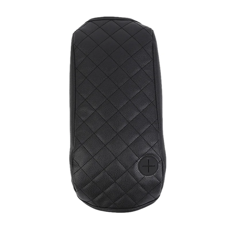 

Efficientt-1 Piece Car Center Console Armrest Box Pad Cover Black PU For Jeep Wrangler TJ 1997-2006