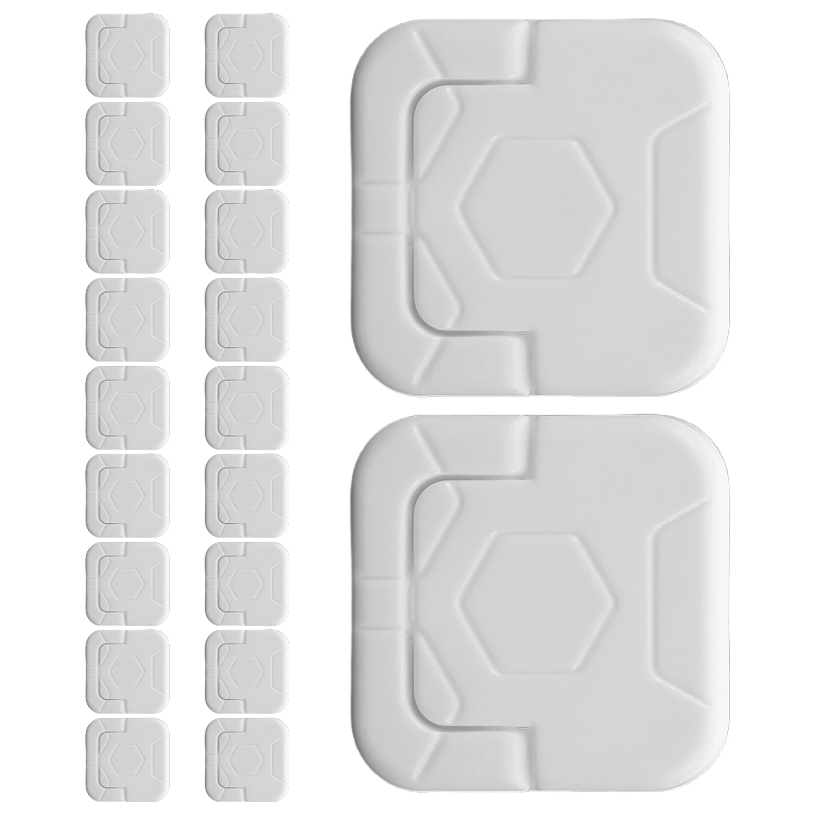 20 Pcs Protective Socket Cover Electric Outlet Plug Baby Proof Child Safety Plastic Longlasting Easy Installation Versatile Use