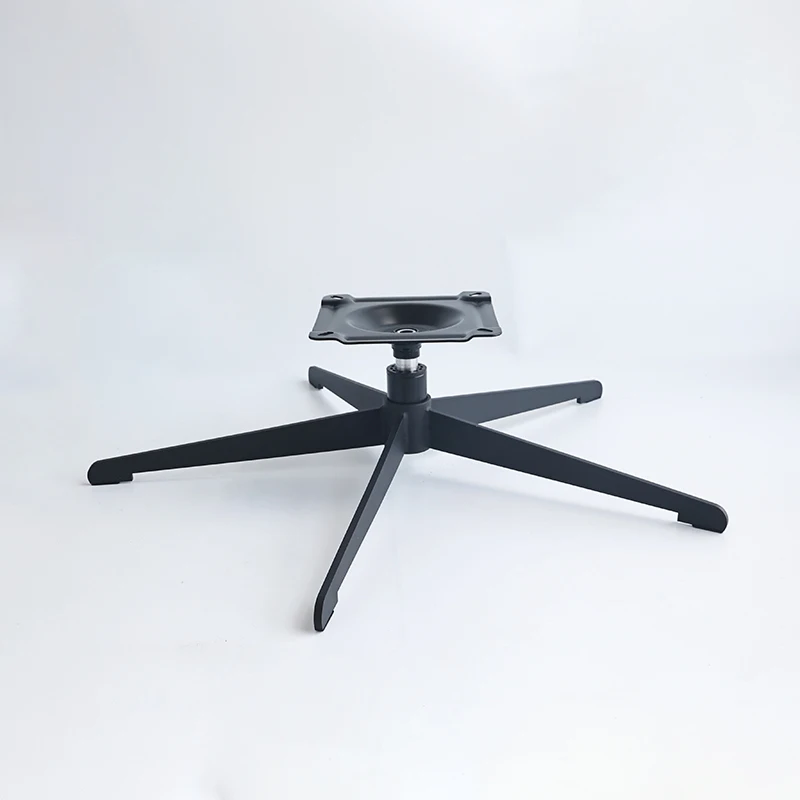 

Metal Iron Black Computer Chair Base Bracket Leisure Sofa Foot Accessories Office Chair Furniture Five Star Feet