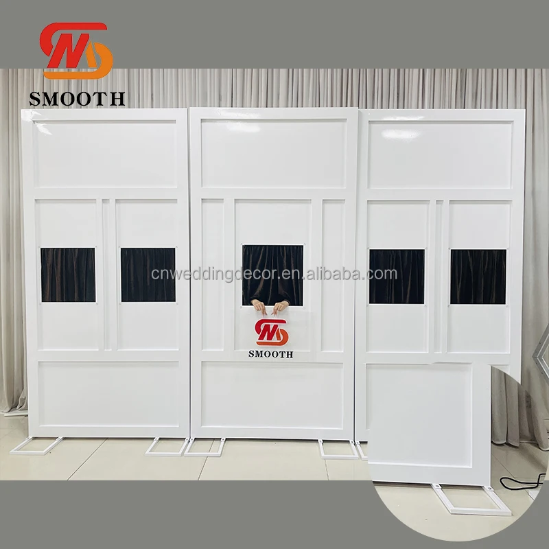 Customization.SMOOTH Welcome Sign LED Bubble Screen Water Curtain Clear Running Water Waterfall Backdrop Wall