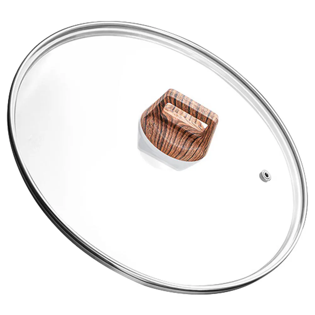 

Universal Pot Glass Lid Sturdy Cookware Cover High Temperature Pressure Safe Housewarming Gift Round Dome