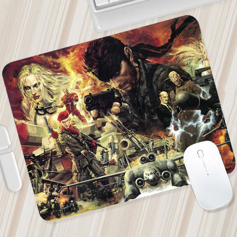 Metal Gear Solid Mouse Pad Large Gaming Mousepad PC Gamer Computer Office Mouse Mat XXL Keyboard Mat Desk Pad Laptop Mausepad