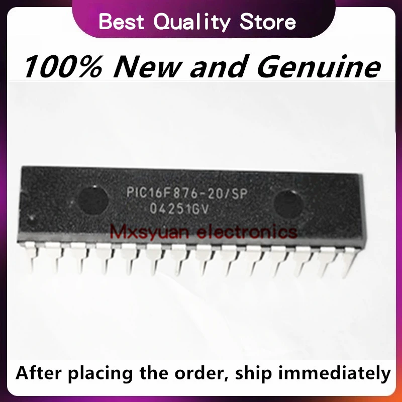 5PCS/LOT Original PIC16F876-20/SP PIC16F876 DIP28 100% New original in stock