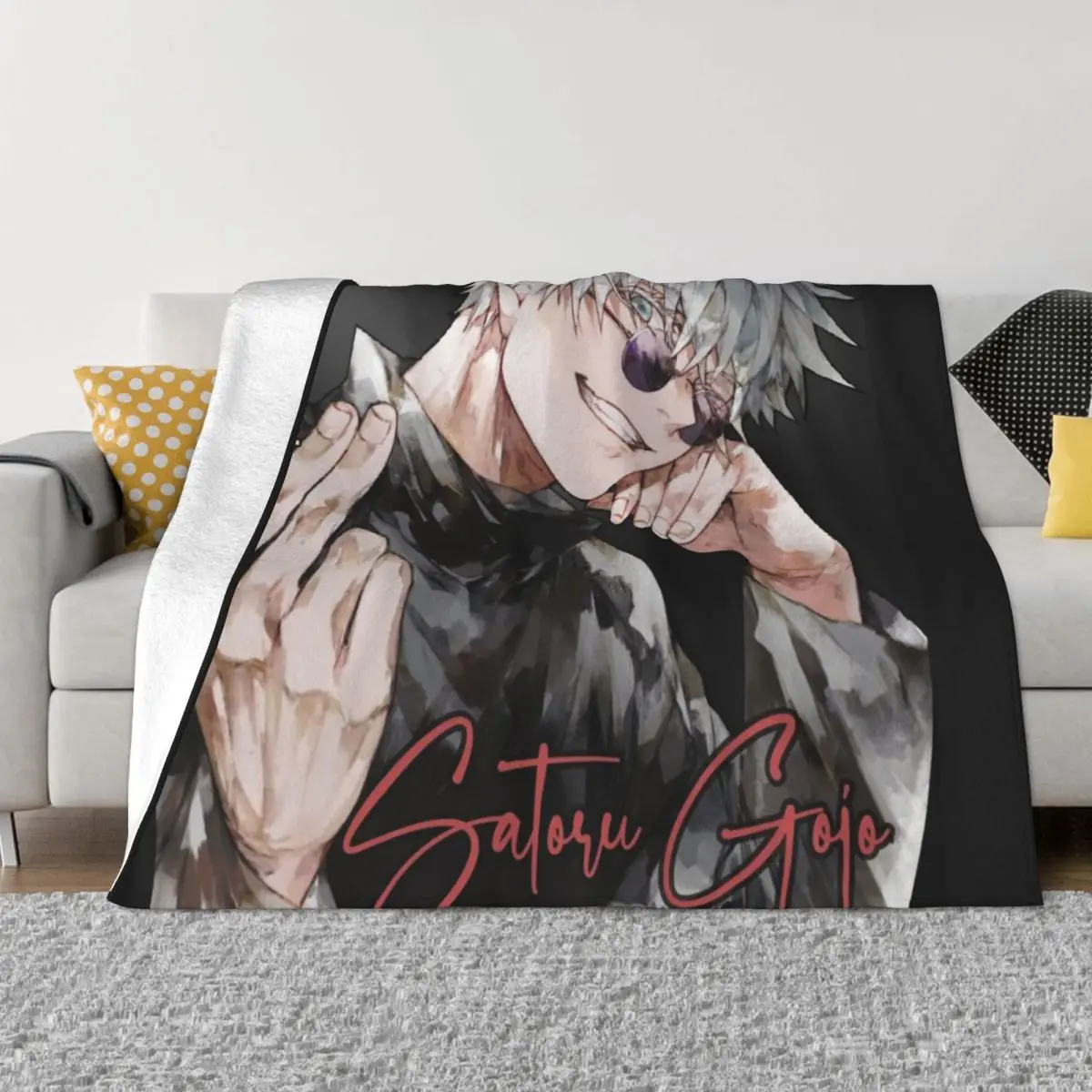 Satoru Gojo Throw Blanket Blankets For Bed sofa bed