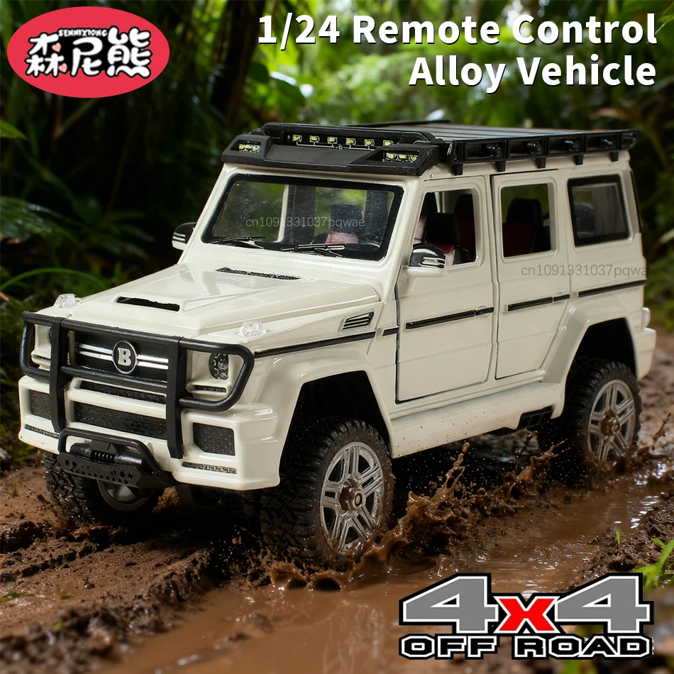 

SENNIXIONG 1:24 4WD RTR RC Off-road Alloy Car Climbing Truck All Terrain Vehicle Remote Control Rock Crawler Toy for Adult Gift