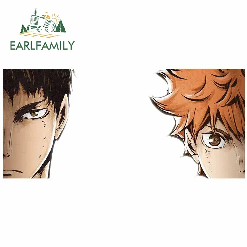 EARLFAMILY 13 cm X 5,9 cm Für Anime Kreative Peek Persönlichkeit Auto Aufkleber Klimaanlage Aufkleber Stoßstange Anime Auto Zubehör