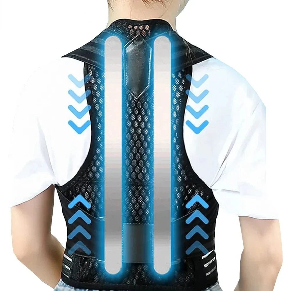 

Posture Corrector, Updated Upper Back Posture Brace for Teenagers Boys Girls Spinal Support to Improve Slouch, Prevent Humpback