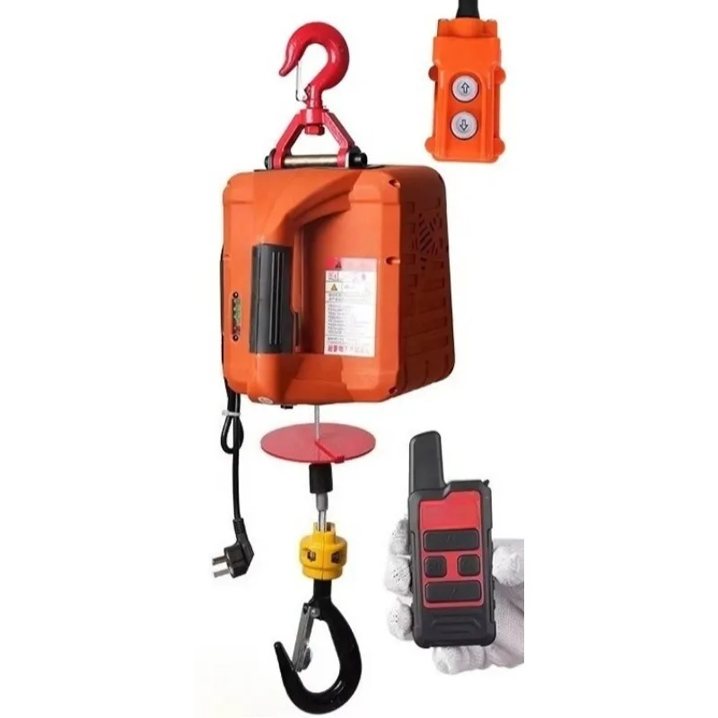 Mini Portable Hoist Compact Convenient Transfer And Installation For Workshop Construction Site Hoisting Material Handling Work