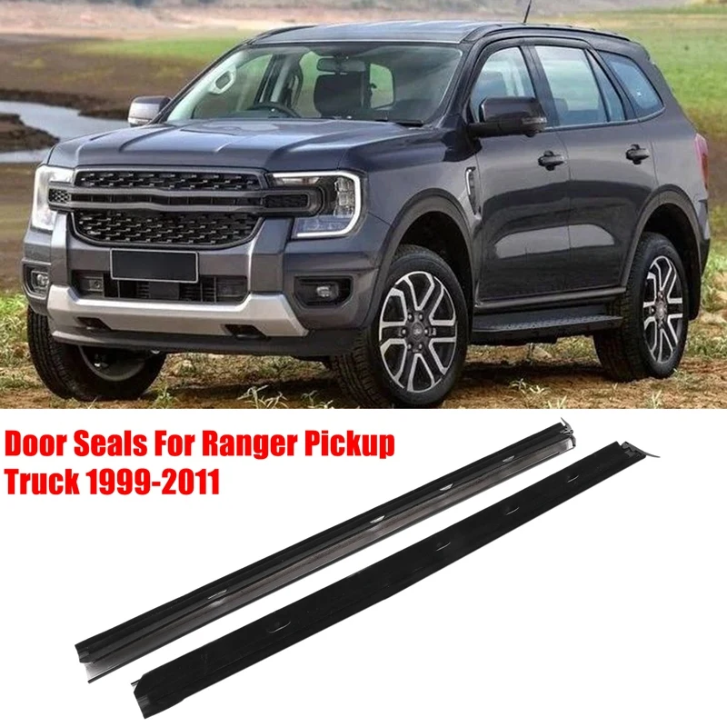 Car Front Outer Window Belt Molding Weatherstrip Seal Pair For Ford Ranger Pickup Truck 1999-2011