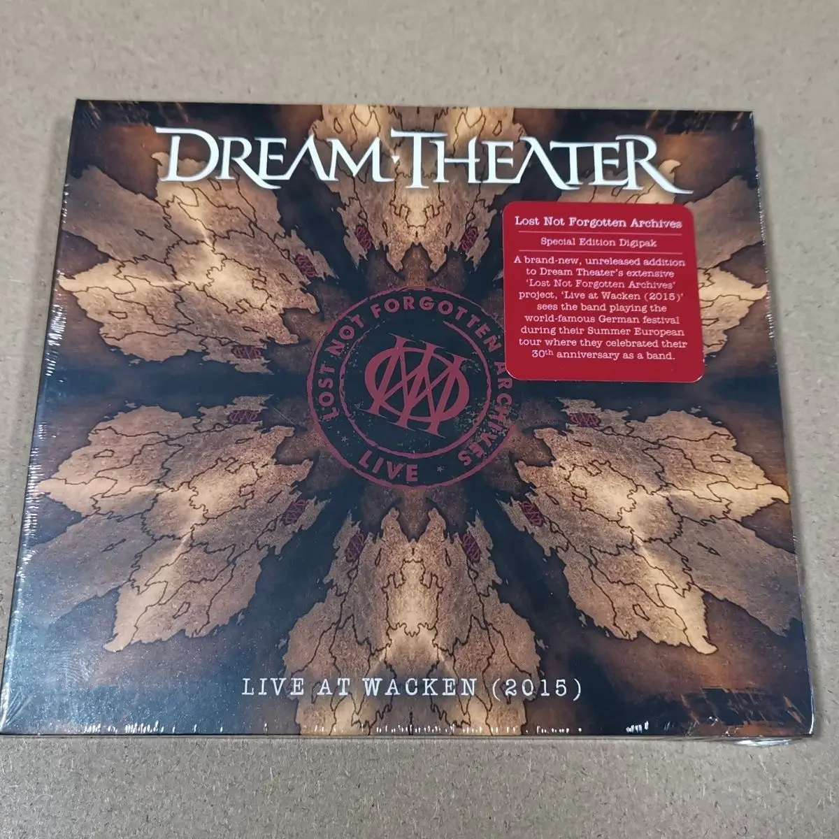 Классический рок-театр мечты John Myung Music CD Live at Wacken 2015, альбом, музыкальная запись, косплей, Walkman Soundtracks, коллекция коробок