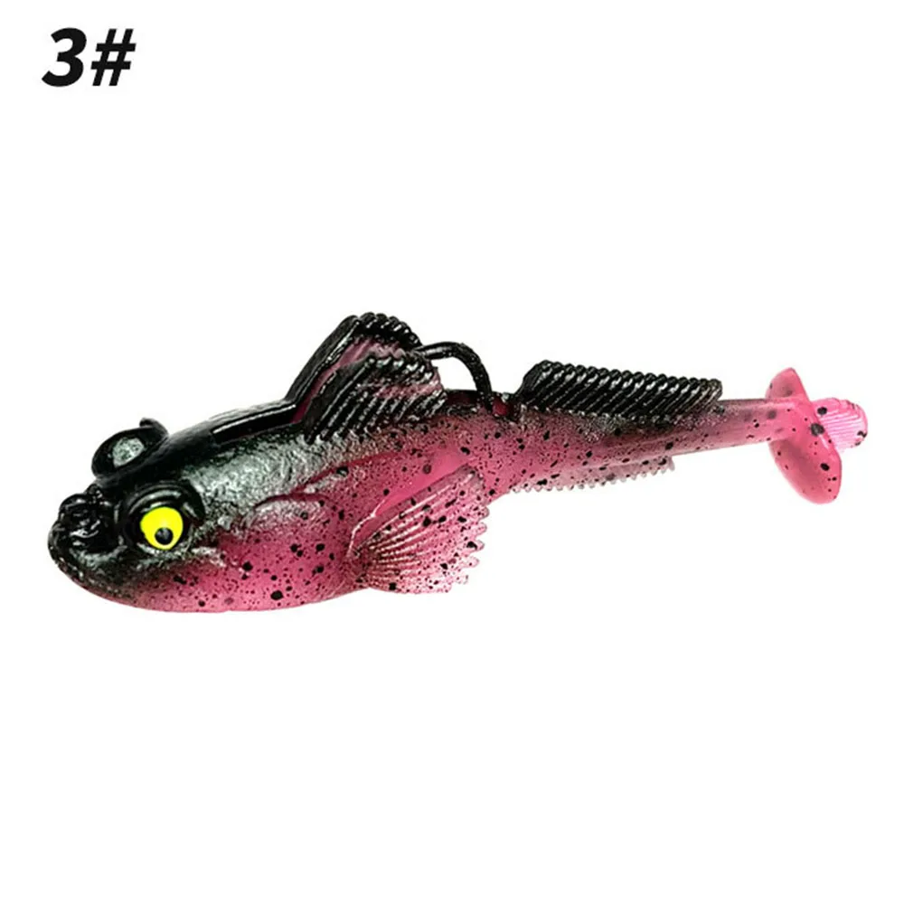 6 stücke Angeln Locken 7,5 cm 18g Grundel Köder Jig Wurm Wobbler Silikon Weichen Köder für Hecht Bass Shad swimbait Pesca – Detail 10