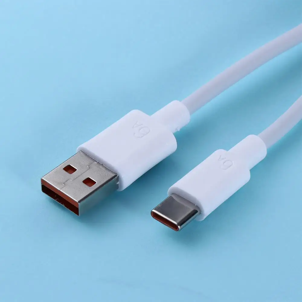 30cm 1/1.5/2M 6A 66W Mobile Phone Data Cable Digital Cables Data Cord Sync Wire 6A Fast Charger Cable USB Type C Cable