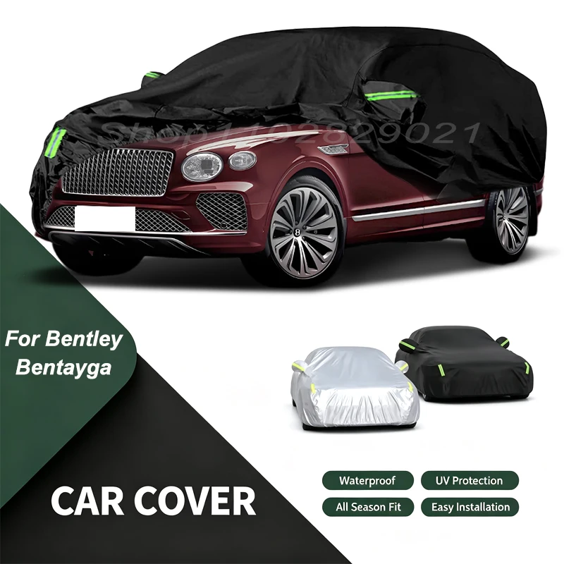 Car Cover For Bentley Bentayga Waterproof Dustproof Outdoor Protection, UV Snow Sun Resistant Auto Exterior Cover Car Sunshade