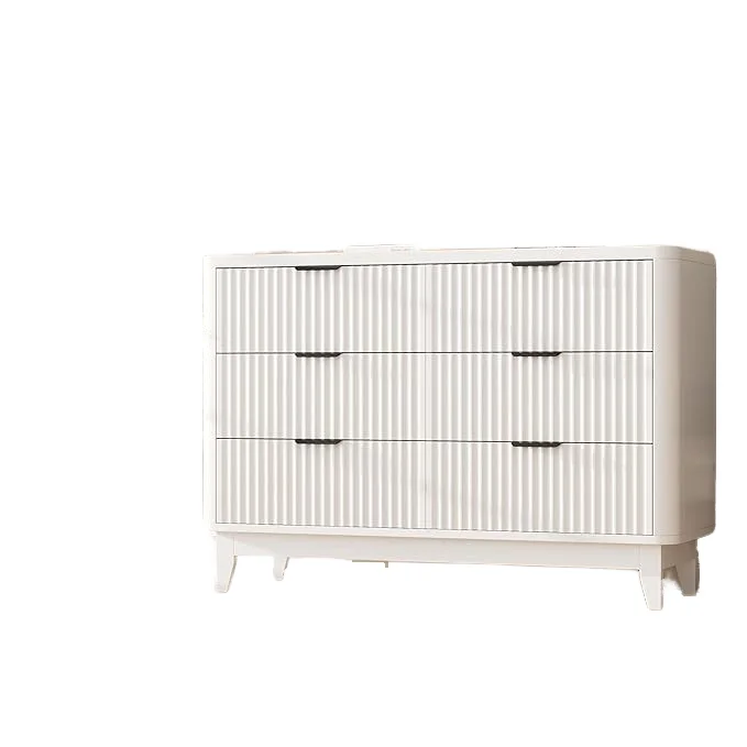 

yi-Solid Wood Bedroom Chest Drawers Bedside Cabinet Modular Six-Drawer Storage Side Cabinet for Living Room Hotel Entry Easy*