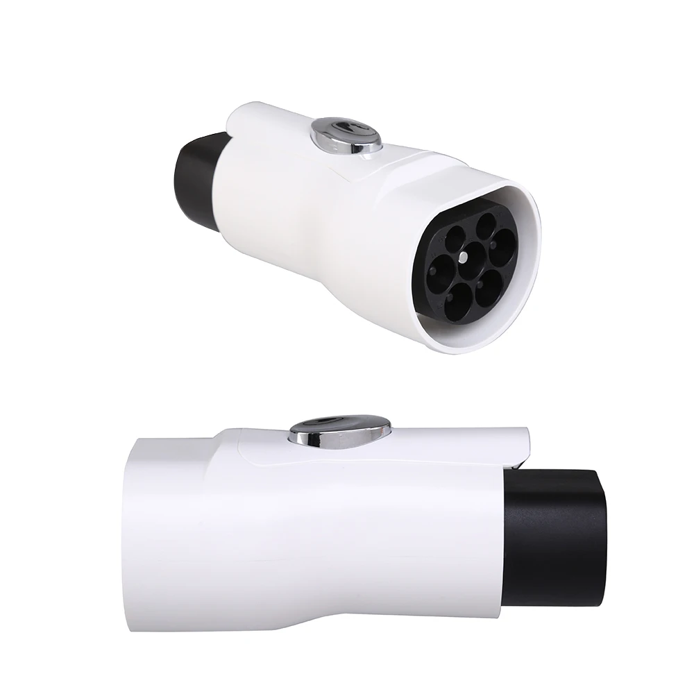 32A Three Phase 22KW Type2 to GBT Adapter IEC62196 EVSE Charger to Chinese EV Car ID4 6 BYD
