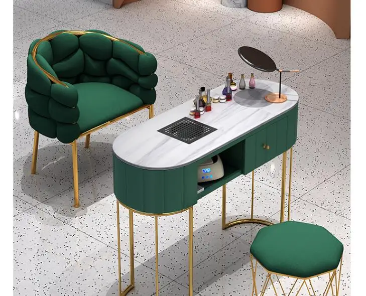 Nagel Enhancement Tafel En Stoel Pak Netto Rode Bank En Stoel