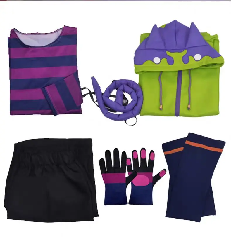Halloween Verkleedkleding Anime Sk8 De Infinity Miya Chinen Capuchon Cosplay Kostuum Die Jasje Staart Sok Handschoenen Outfits view 4