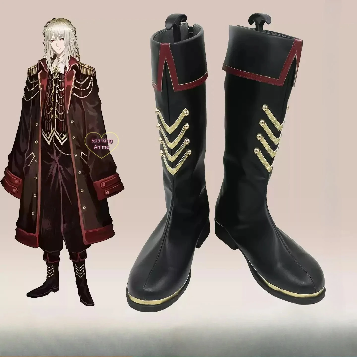 cosplay-don-quixote-cosplay-shoes-game-limbus-company-black-long-boots-props-halloween-carnival-shoes-big-size-custom-made