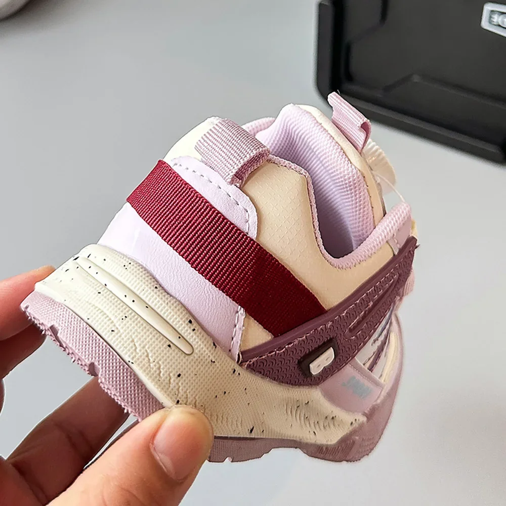 الخريف الأطفال موضة أحذية رياضية أطفال بولي Leather الجلود أحذية رياضية مقاومة للماء الصبي احذية الجري فتاة الاتجاه موضة أحذية رياضية الأطفال #4