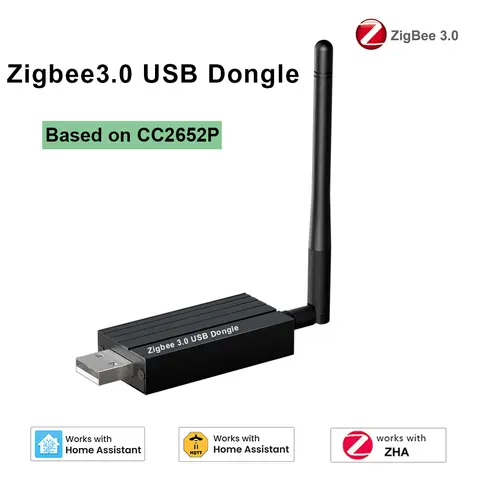 ZigBee 3.0 USB 동글 플러스 ZB 동글 CC2652P USB 코디네이터 홈 어시스턴트 ZHA ZigBee2MQTT 용 스마트 범용 ZigBee 게이트웨이