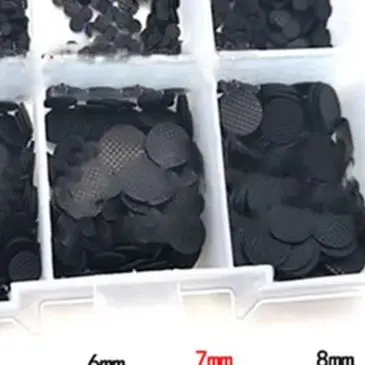 500PCS Conductive Rubber Pads 1.5-8mm Silicone Keypad Repair Kit Buttons For Remote Control Game Console Electronics