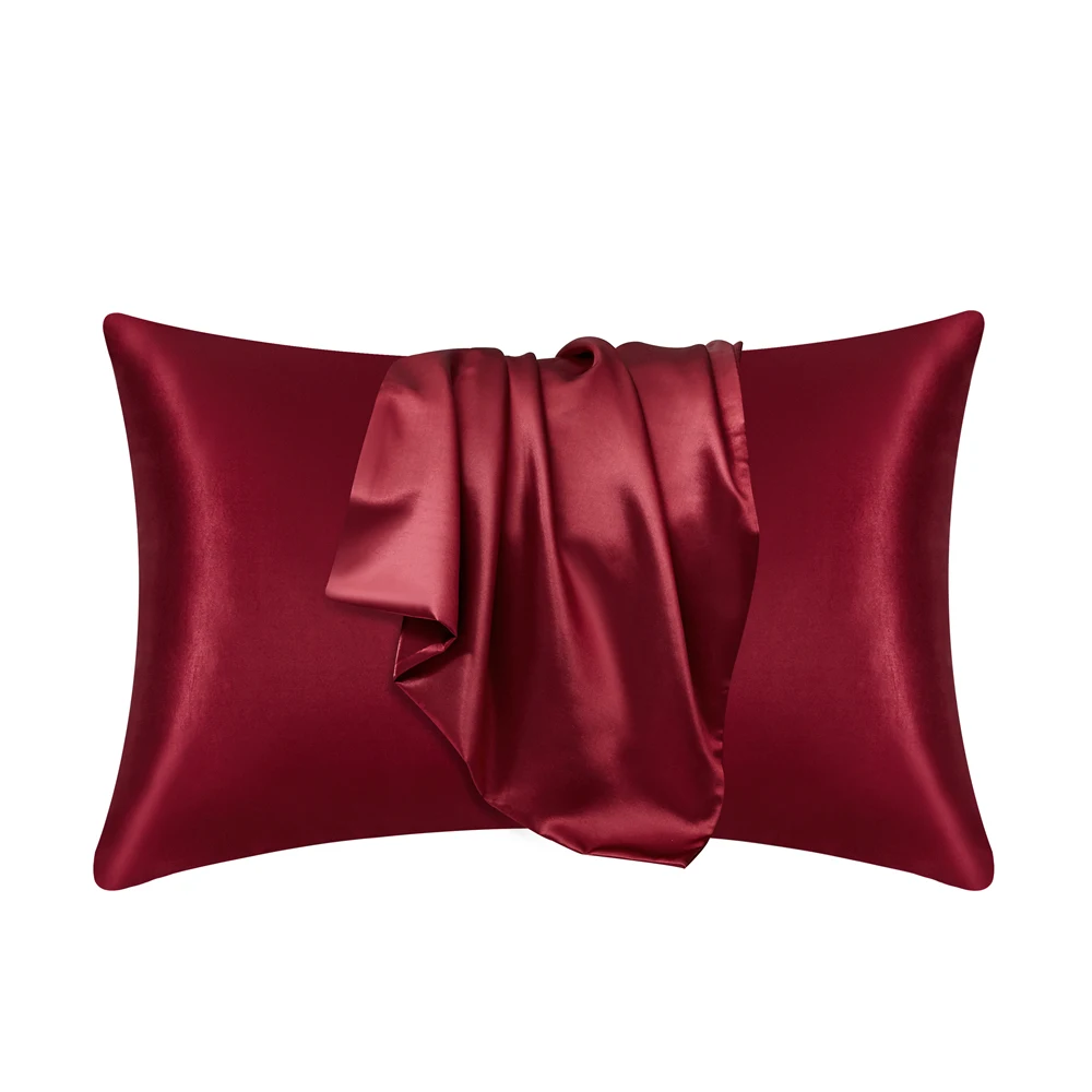 Nordic Seide Kissenbezug Weiß Schwarz Grau Khaki Blau Rosa Splitter Bett Kissenbezüge Luxus Fällen Hause Bettwäsche Dekor – Detail 8